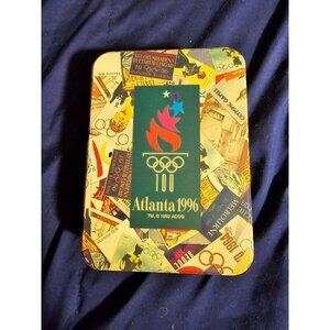 1996 Atlanta Olympic Games Hallmark Paper Stationary Cards in Vintage Tin NEW